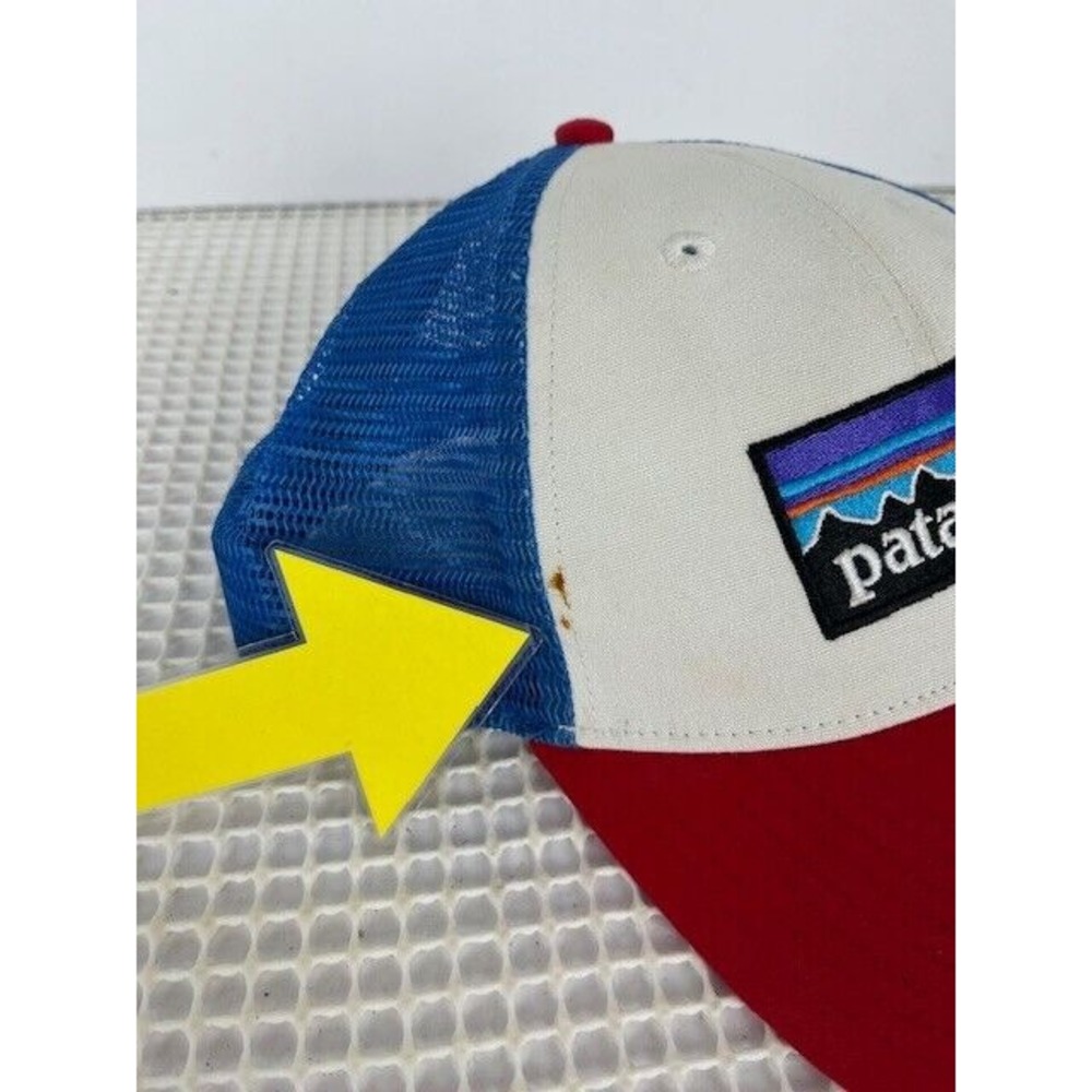 Patagonia P-6‎ Logo Trucker Hat Men Onesize Mesh Snapback - Picture 10 of 10